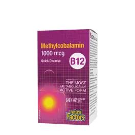 Natural Factors B12 Methylcobalamin 1000 mcg (90 Tableta)