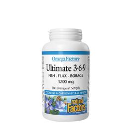   Natural Factors Ultimate 3-6-9 – 1200 mg  (90 Cápsula blanda)