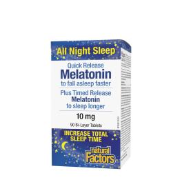   Natural Factors Melatonin Quick Release Plus Timed Release 10 mg (90 Tableta)