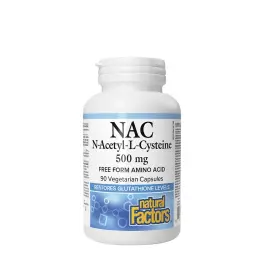   Natural Factors N-Acetyl-L-Cysteine Amino Acid 500 mg (90 Cápsula)