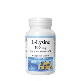Natural Factors L-Lysine Amino Acid 500 mg (90 Cápsula)