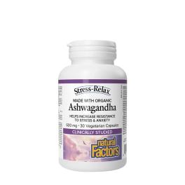   Natural Factors Ashwagandha 600 mg, Stress-Relax (30 Cápsula)