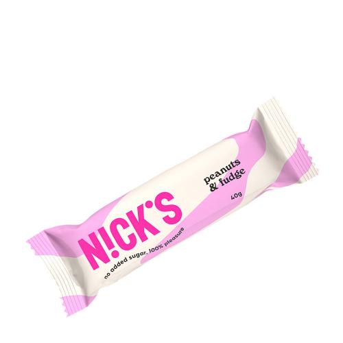 Nick's Barra de chocolate con cacahuetes y fudge (40 g)