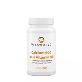 Vitaworld Calcium 600 plus vitamin D3 (60 Tableta)