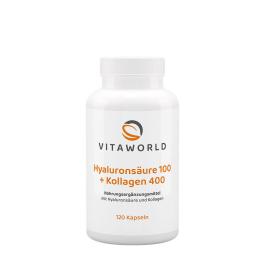 Vitaworld Hyaluronic Acid 100 + Collagen 400 (120 Cápsula)