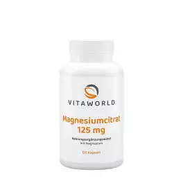 Vitaworld Magnesium Citrate 125 mg (120 Cápsula)