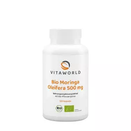 Vitaworld Moringa Oleifera 500 mg Organic (120 Cápsula)