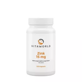 Vitaworld Zinc 15 mg (100 Cápsula)