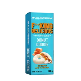   ALLNUTRITION Fitking Delicious Donut Cookie (128 g, Coco y caramelo)