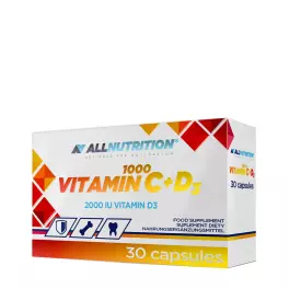 ALLNUTRITION Vitamin C 1000 + D3  (30 Cápsula)