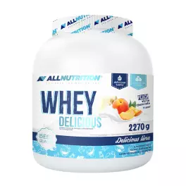   ALLNUTRITION Whey Delicious  (2270 g, Chocolate blanco con melocotón)
