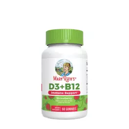 MaryRuth's D3 + B12 Gummies (60 Gomitas, Fresa)