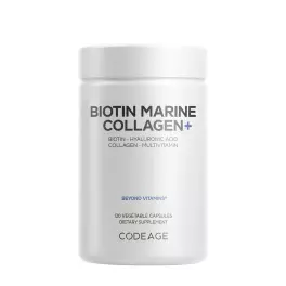 Codeage Biotin Marine Collagen  (120 Veg Cápsula)