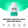 Vitamin360 Biotin 10,000 mcg (30 Veg Cápsula)